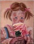 Girl With Flowers SOLD